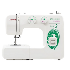 Mașină de cusut JANOME S-19, Alb Verde
