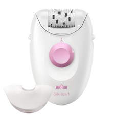 Epilator Braun SE 1-010, Alb | Roz