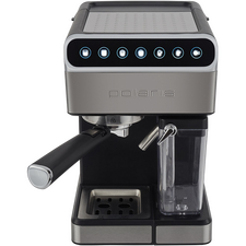 Cafetiera manuala Polaris PCM 1535E Adore Cappuccino, 1400W, Argintiu
