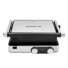 Grătar electric Polaris PGP2302D, 2000W, Argintiu