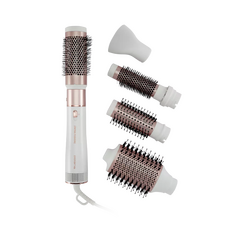 Uscător de păr-perie Polaris PHSB2111, 1200W, Alb | Aur Roz