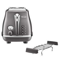 Toaster DeLonghi CTOT 2103 GY, Icona Metallics