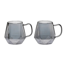 Set de pahare Ardesto AR2630GR, 300 ml, 2 buc, Transparent