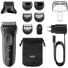 Aparat de ras electric BRAUN Series 3 Shave&Style, Negru