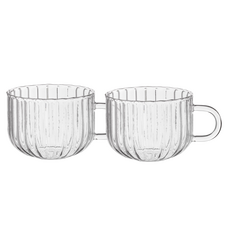 Set cupe Ardesto Iceberg AR2640GG, 400 ml, 2 bucs, Transparent