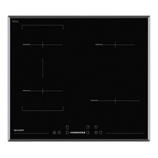 Индукционная варочная панель Sharp KH-6I27CS0I-EU, Чёрный