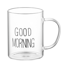 Set cupe Ardesto AR2642BMR, 420 ml, 2 bucs, Transparent