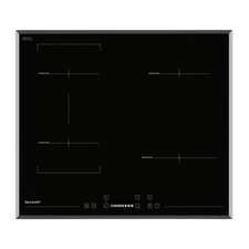 Индукционная варочная панель Sharp KH6I27CS00EU, Чёрный