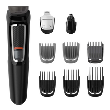 Trimmer pentru bărbați Philips Multigroom Series 3000 MG3740/15, Negru