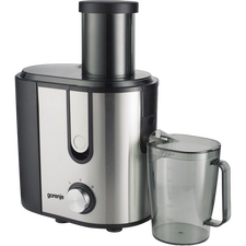 Storcător de fructe și legume Gorenje JC900E, Negru Inox