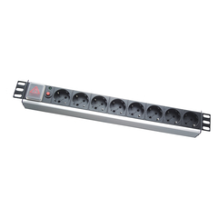 19" 1U power socket,  PDU-GM001, 8 ports, 16A, 1.8M, PVC sheel, APC Electronic