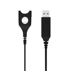 Cablu audio EPOS USB-ED 01, USB Type-A - ED (deconectare ușoară), Negru