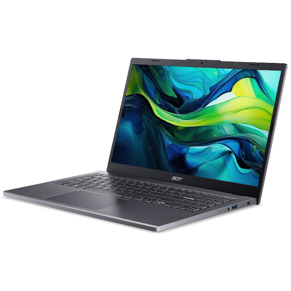 Laptop ACER Aspire A15-51M, 15.6” Steel Gray (NX.KXTEU.001) / Intel Core 3 100U / 16GB / 512GB SSD, 3 image