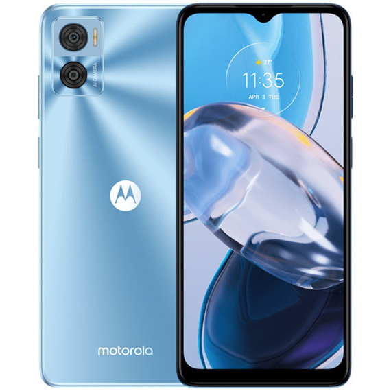 Motorola Moto E22 3/32GB Duos, Crystal Blue