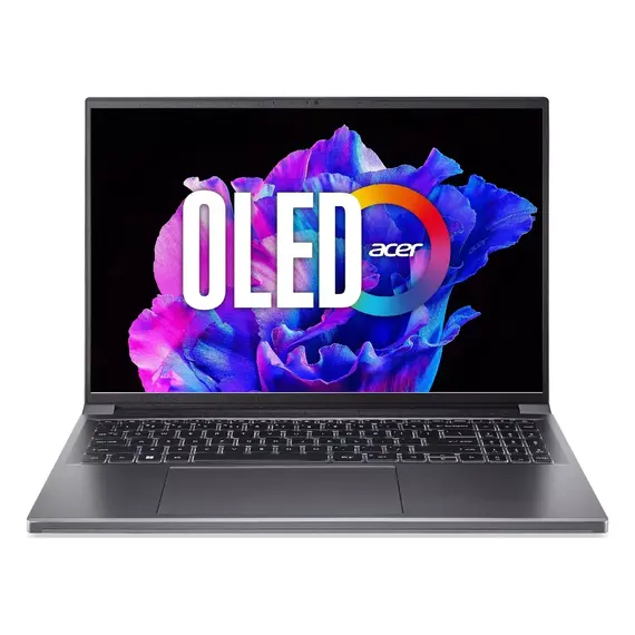 Laptop ACER Swift X 16, 16.0” Steel Gray (NX.KN8EU.001) / AMD Ryzen 5 7640HS / 16GB / 512GB SSD