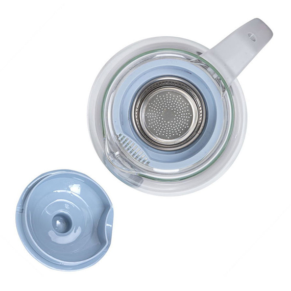 Ceainic cu infuzor RESTO 90510, 1.2L, Gri, 7 image