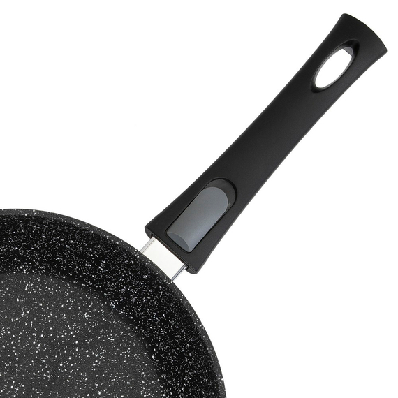 Tigaie RESTO 93012, 24cm, Negru, 2 image