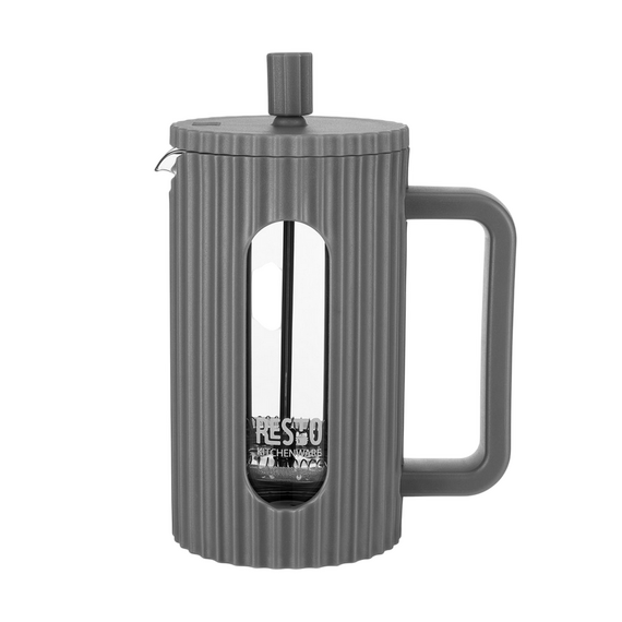 Cafetiera French Press RESTO 90534, 0,6L, Gri inchis