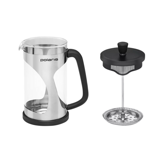 Cafetiera French Press Polaris Enigma-1000FP, 1L, Negru, 4 image