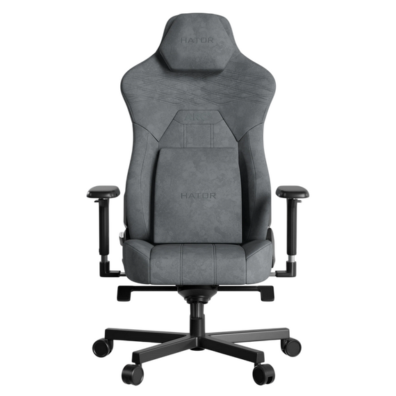 Scaun Gaming HATOR Arc 3 XL, Velur, Gri