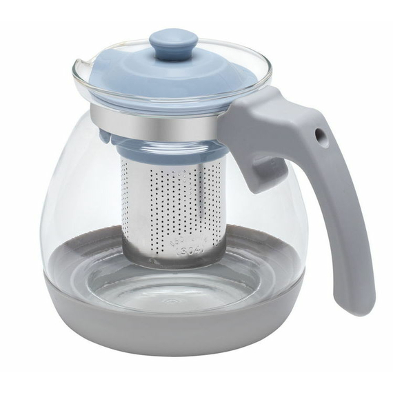 Ceainic cu infuzor RESTO 90510, 1.2L, Gri, 6 image