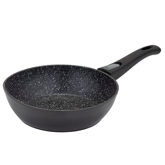 Tigaie RESTO 93012, 24cm, Negru