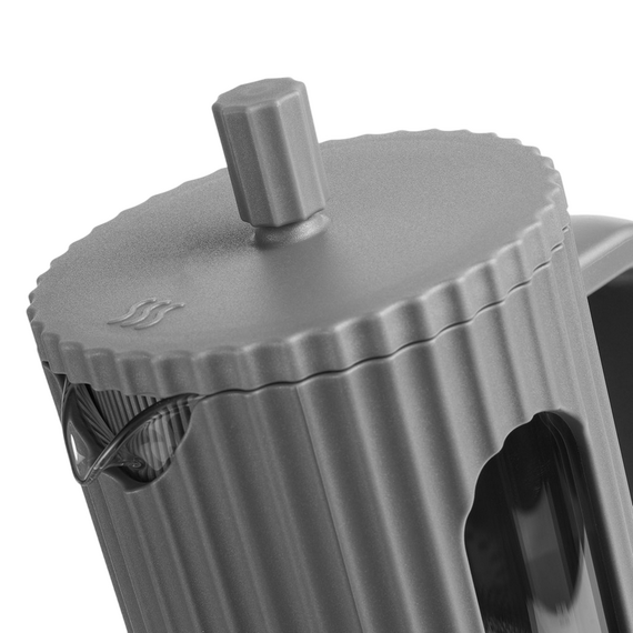 Cafetiera French Press RESTO 90535, 1L, Gri inchis, 4 image