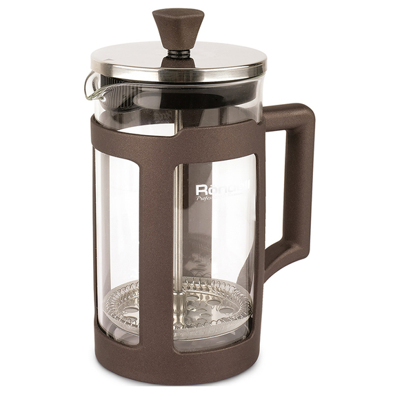 Cafetiera French Press Rondell RDS-1296, 0,6L, Maro, 2 image
