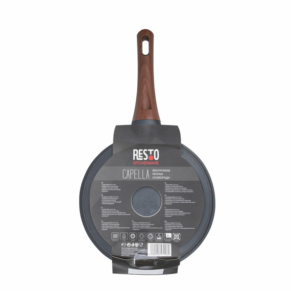 Tigaie RESTO 93509, 24cm, Negru, 6 image