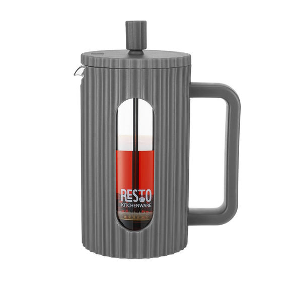 Cafetiera French Press RESTO 90534, 0,6L, Gri inchis, 2 image