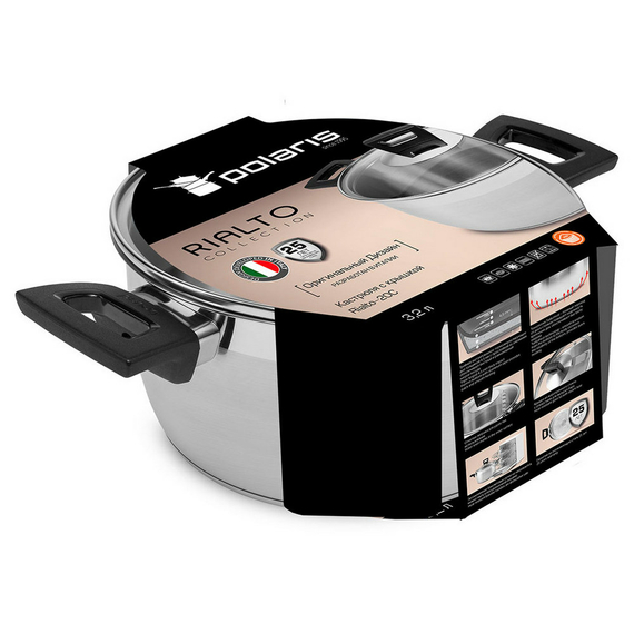 Cratiță Polaris Rialto-20C, 3,2L, Oțel inoxidabil, 7 image