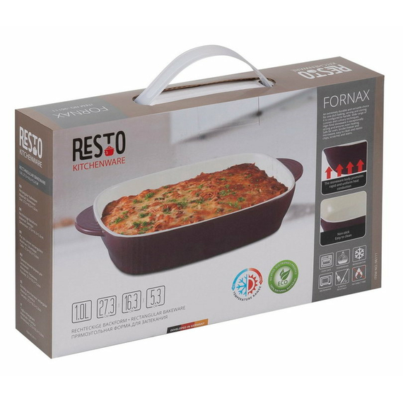 Tava de copt RESTO 96111, Roșu, 3 image