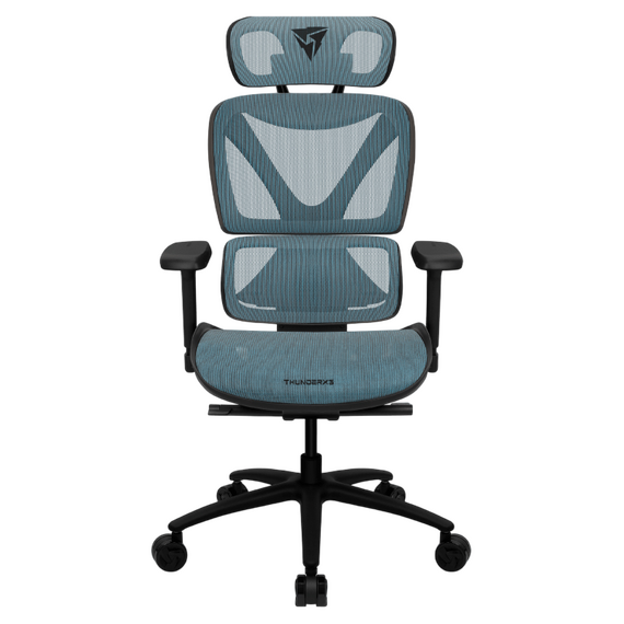 Scaun de birou ThunderX3 XTC Chroma, Plasă Respirabilă, PU Piele, Albastru | Negru