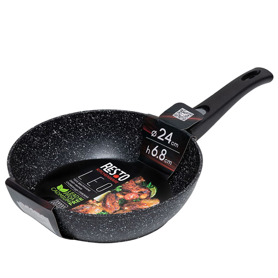 Tigaie adâncă RESTO 93040, 24cm, Negru, 3 image