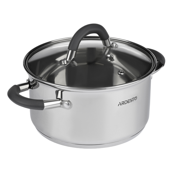 Cratiță Ardesto AR1908CS, 0,8L, 12cm, Oțel inoxidabil, 3 image