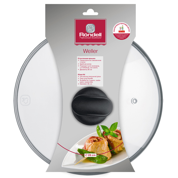 Capac Rondell RDA-127, 26cm, Transparent, 5 image