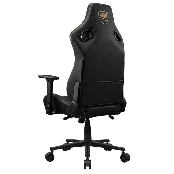 Scaun Gaming Cougar Defensor, Țesătură, PU Piele, Gold F, 3 image