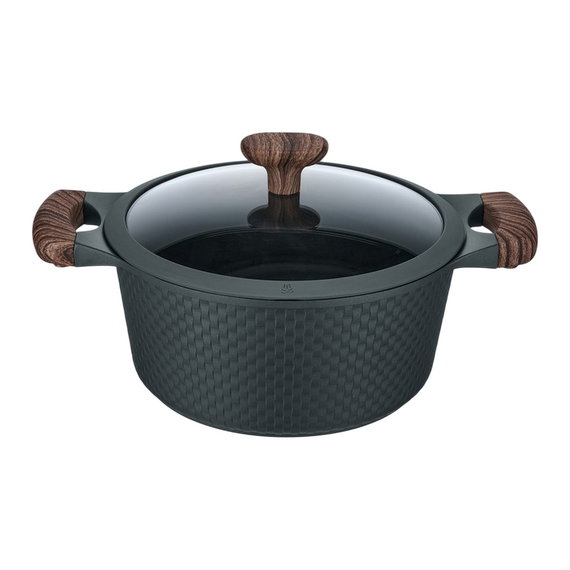 Cratiță RESTO 93903, 4,2L, 24cm, Negru