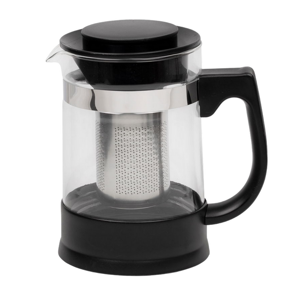 Ceainic cu infuzor RESTO 90512, 0,95L, Negru