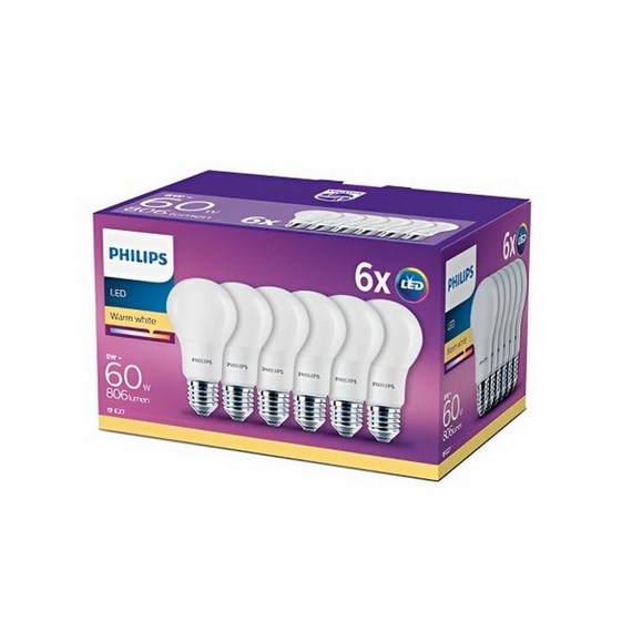 Bec cu LED Philips FR ND 6CT/4, E27, Alb Cald, 5 image