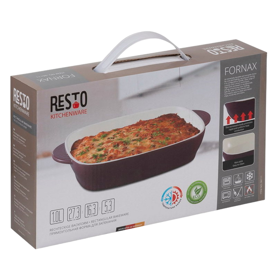 Tava de copt RESTO 96111, Roșu, 2 image