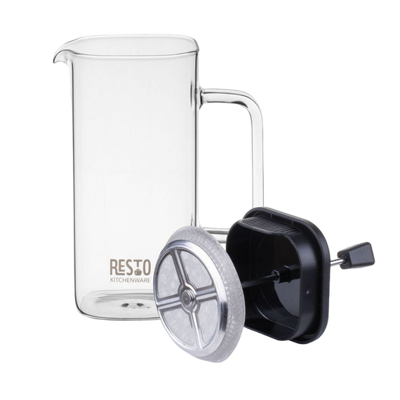 Cafetiera French Press RESTO 90504, 0,8L, Transparent, 4 image