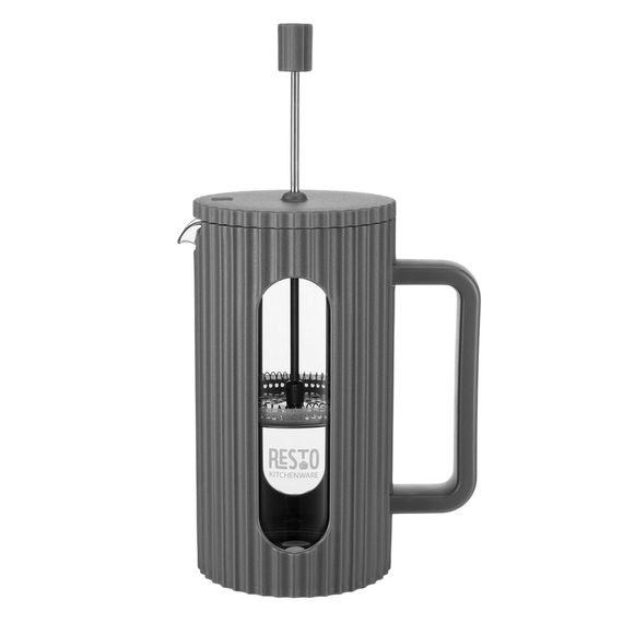 Cafetiera French Press RESTO 90535, 1L, Gri inchis, 7 image