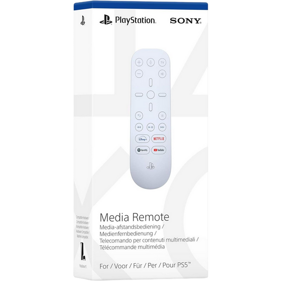 Control panel SONY PS5 Media Remote, Alb, 2 image