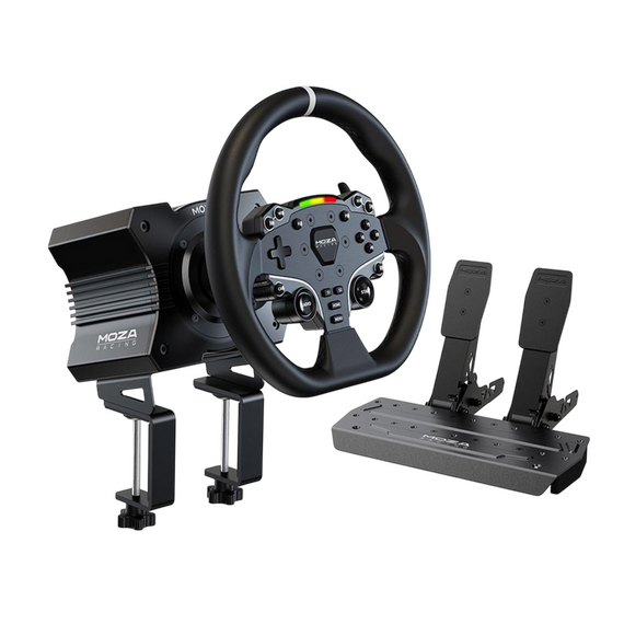 Volan Gaming MOZA R5 Racing, Negru, 3 image