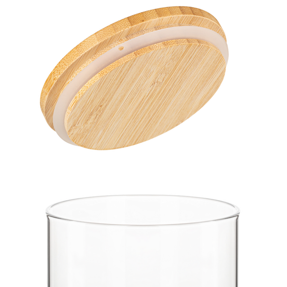 Ardesto AR1376BLR  Coffee Tin 760 ml, sticla, bambus, 2 image