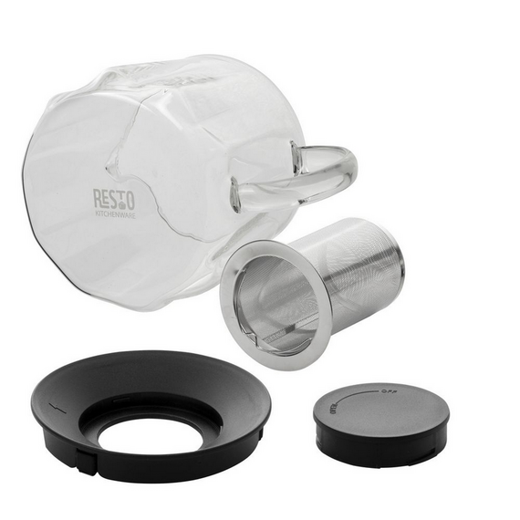 Ceainic cu infuzor RESTO 90515, 1L, Transparent, 2 image