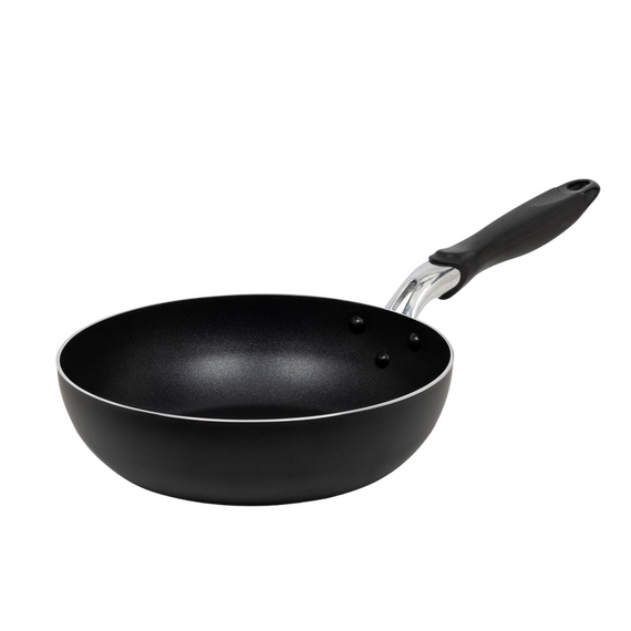 Tigaie WOK RESTO 93601, 24cm, Negru