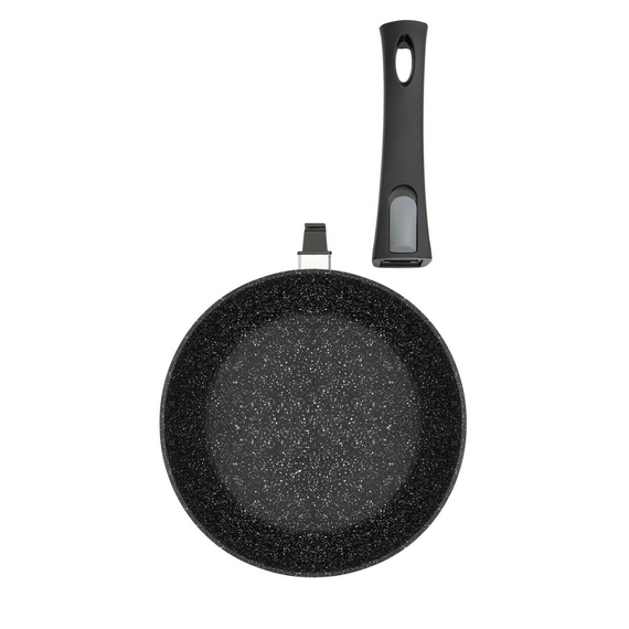 Tigaie adâncă RESTO 93013, 26cm, Negru, 6 image