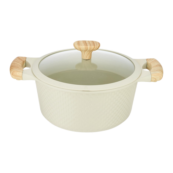 Cratiță RESTO 93803, 4,2L, 24cm, Bej